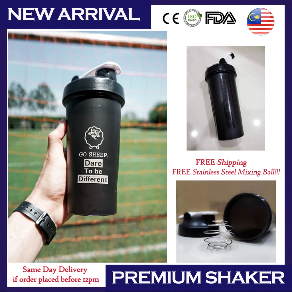 [READY STOCK] Blender Bottle Protein Shaker Prostak Gym Fitness