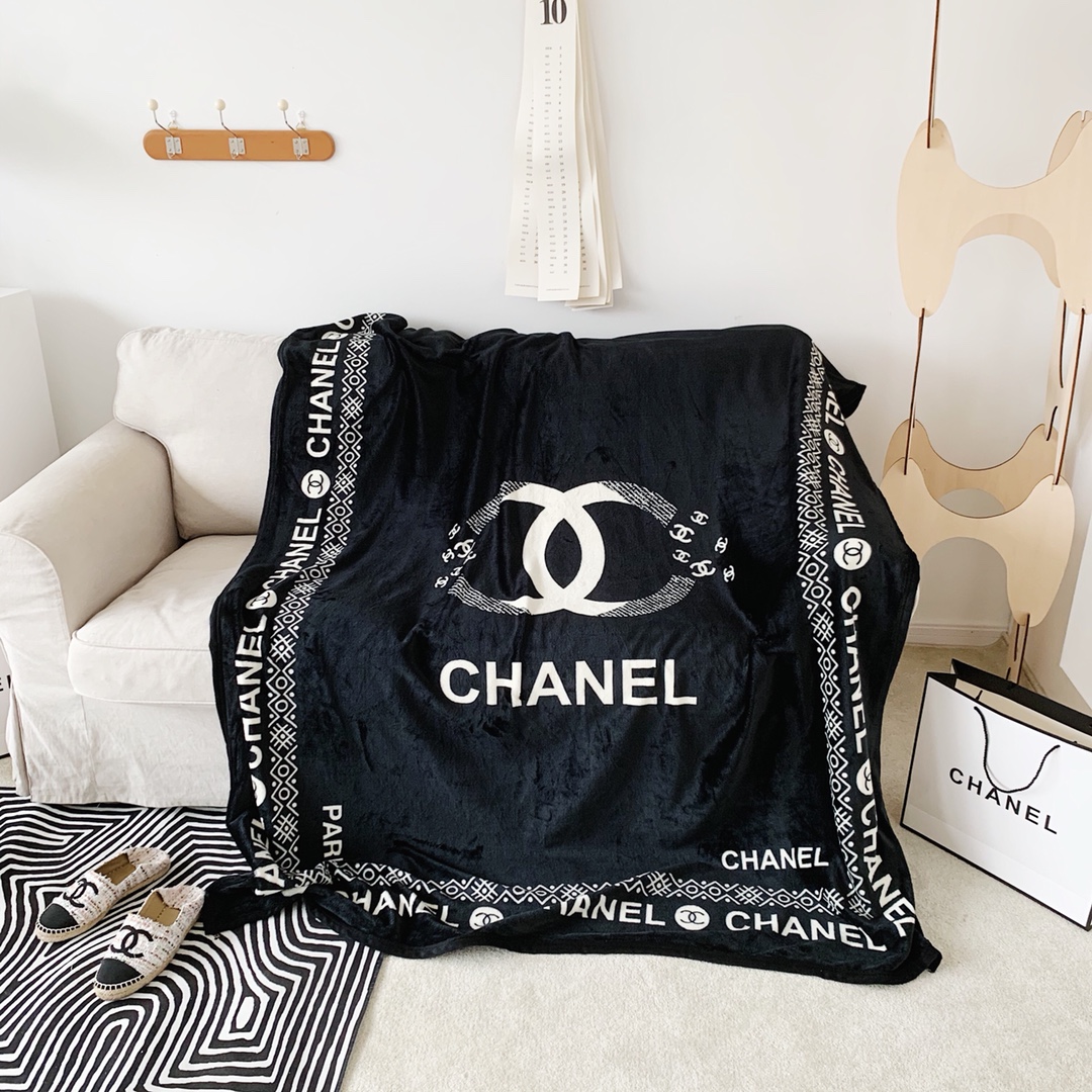 Autumn Winter New Chanel Logo Letter Printing Double Sided Super