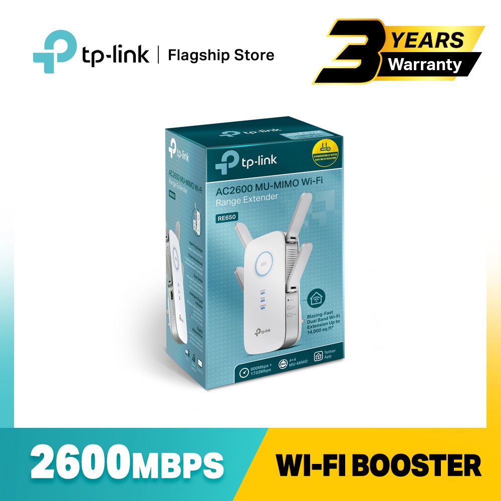 ลดเพ ม 3 Tp Link Re650 Ac2600 Wi Fi Range Extender Shopee Thailand