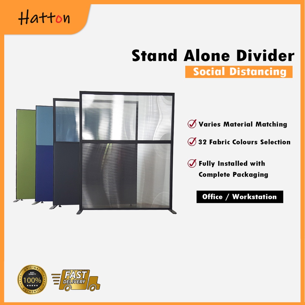 Hatton Stand Alone Partition Screen Dividers Space Divider