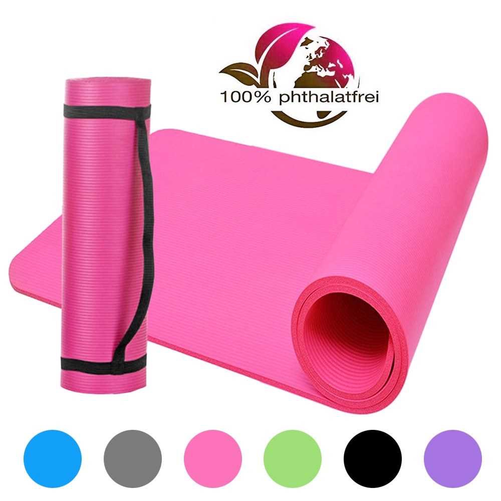 NBR Yoga Mat ClosedCell Foaming Body Yoga Mat Nonslip Exercise Mat