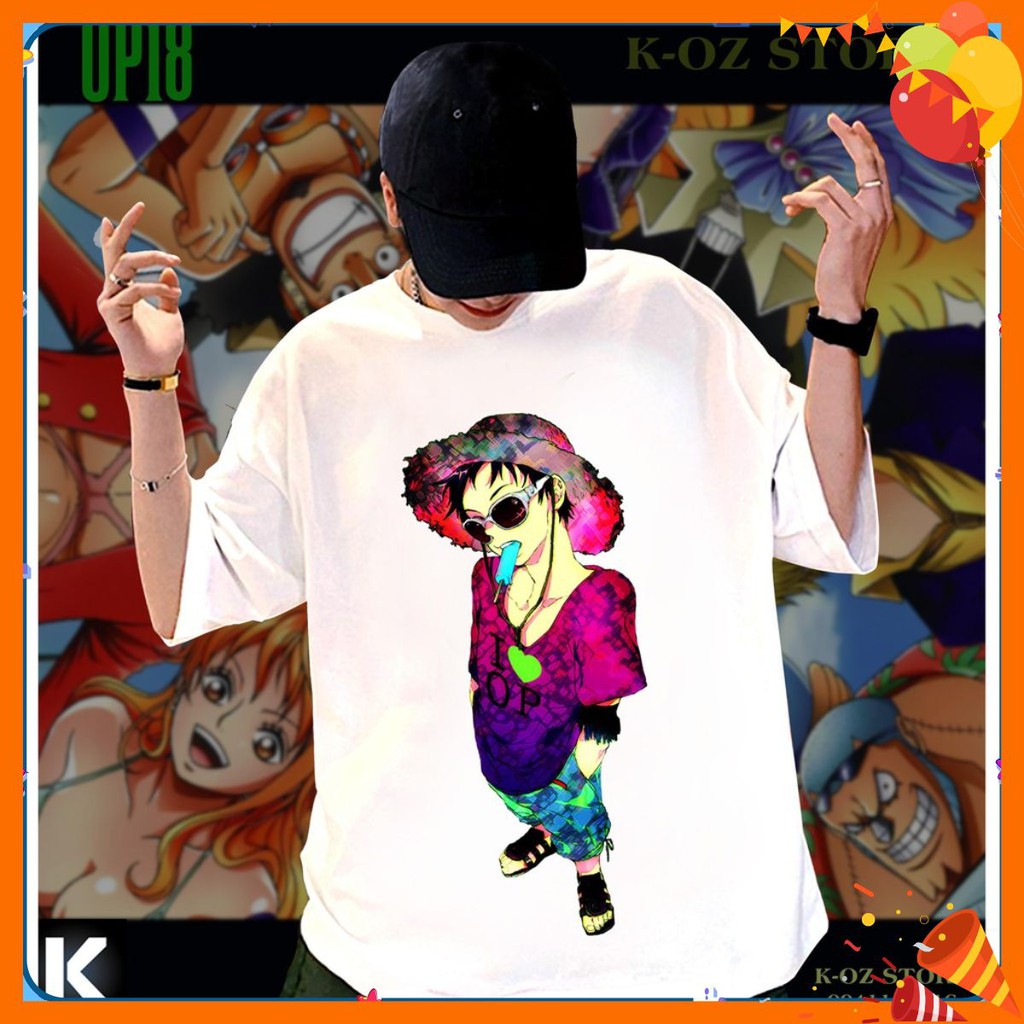 Full Size Real Photo One Piece Op18 T Shirt With Oversize Unisex 2 Colors Black White Shopee Malaysia