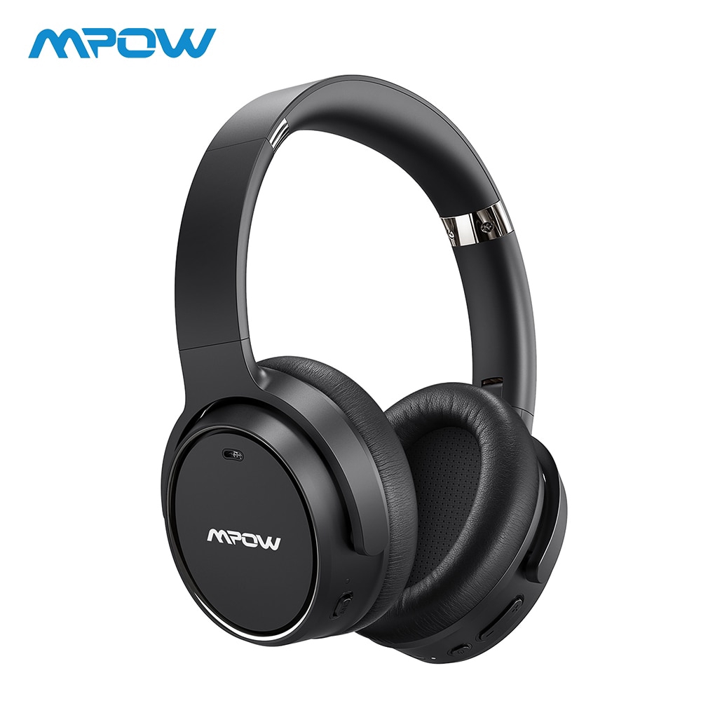 Mpow H19 Wireless Headphone Bluetooth 5.0 ANC with Microphone Noise ...