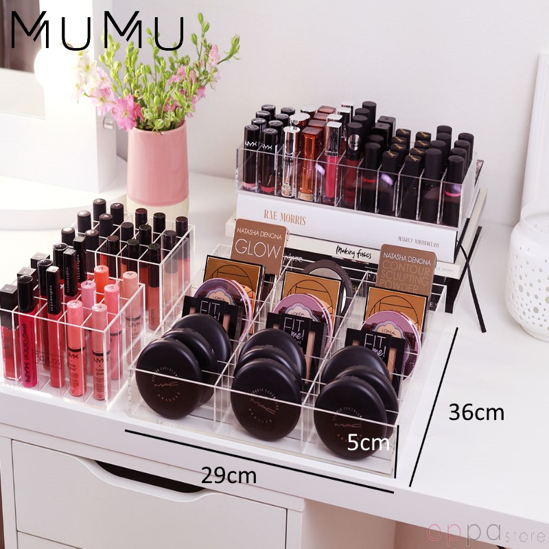 Mumu Style Acrylic Makeup Vanity Organizer Fits Ikea Alex Drawer