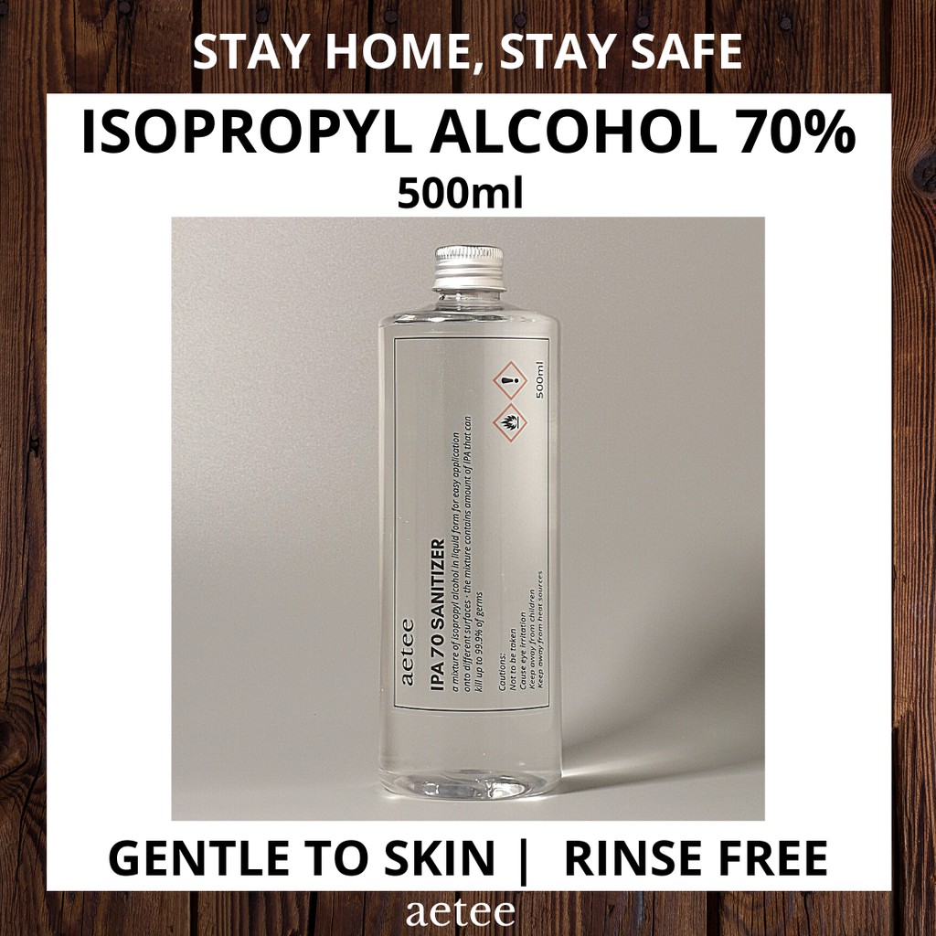 500ml Isopropyl Alcohol IPA 70% | Rinse free | Disinfectant sanitizer ...