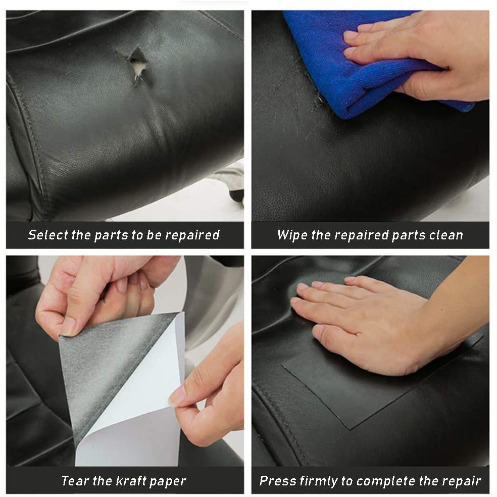 Self Adhesive Leather PU Fabric Repairing Patches Leather Self-Adhesive ...