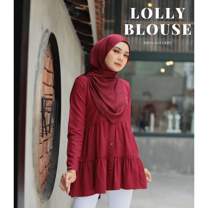 Lolly Cute Blouse | Muslimah Clothing | Sesuai Untuk Pregnant Juga