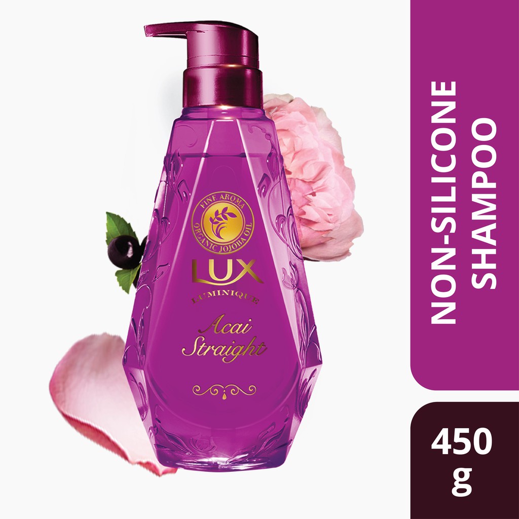 Lux Luminique Acai Berry Straight Hair Non Silicone Shampoo 450 G