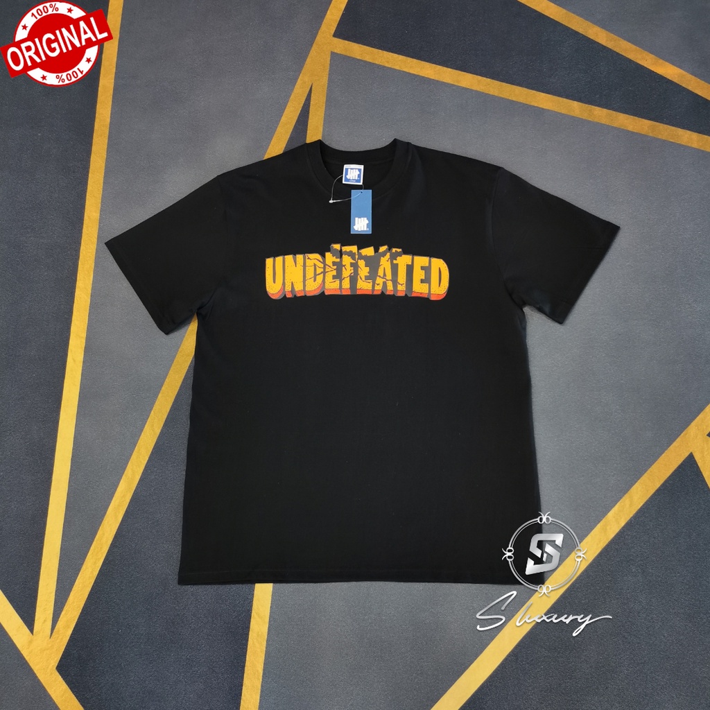UNDEFEATED WORDING TEE (NORMAL CUTTING) | Shopee Malaysia