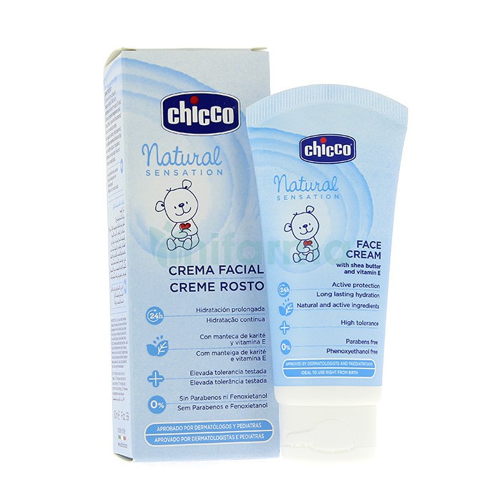 chicco natural sensation face cream