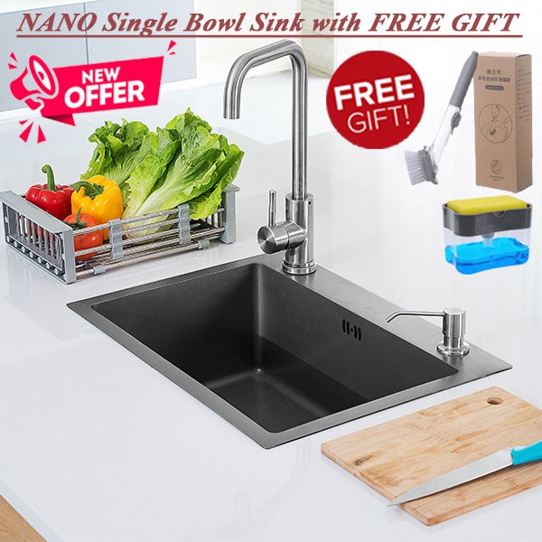 sinki dapur stainless steel