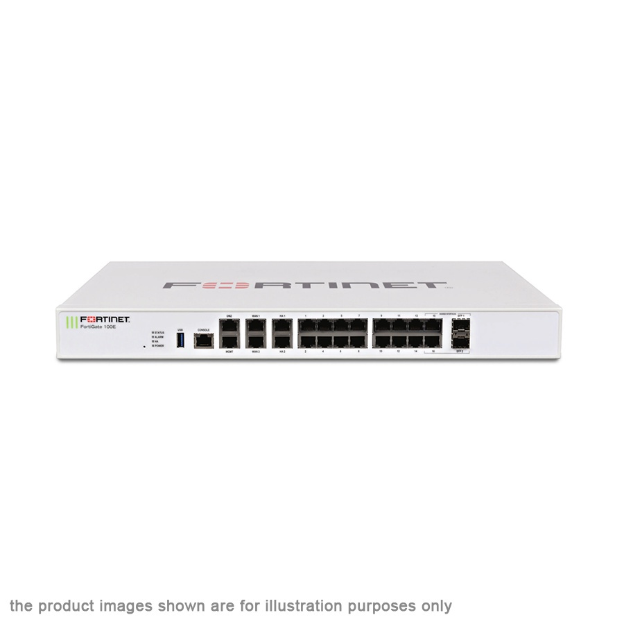 Fortinet FortiGate-100E / FG-100E Next Generation Firewall Hardware Appliance Only