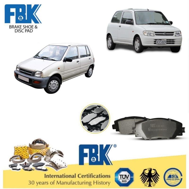 FBK Disc Brake Pad Front FD0026S Perodua Kancil Turbo Daihatsu Mira