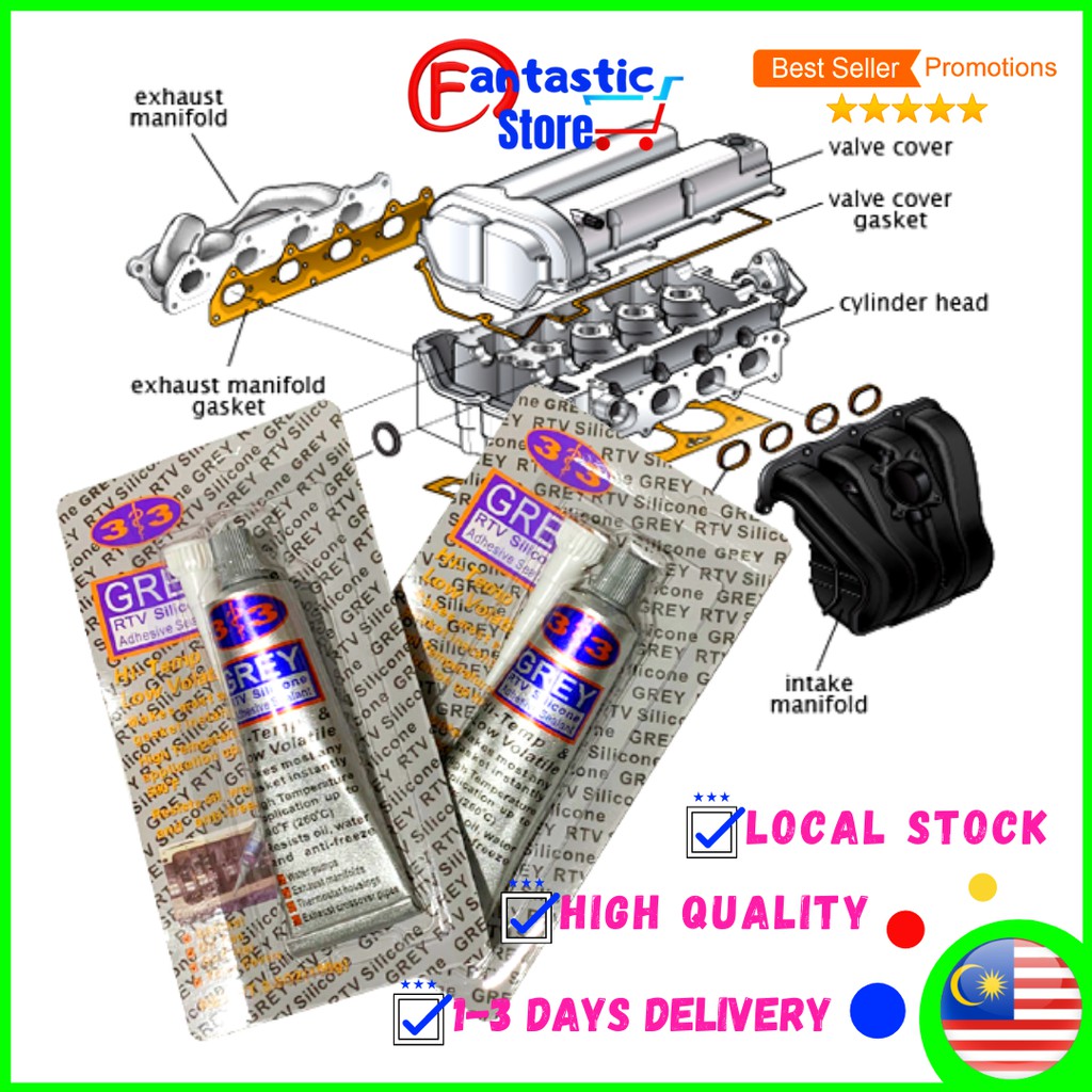 Gam Gasket Engine Motor Tahan Panas RTV High Temperature Resistance