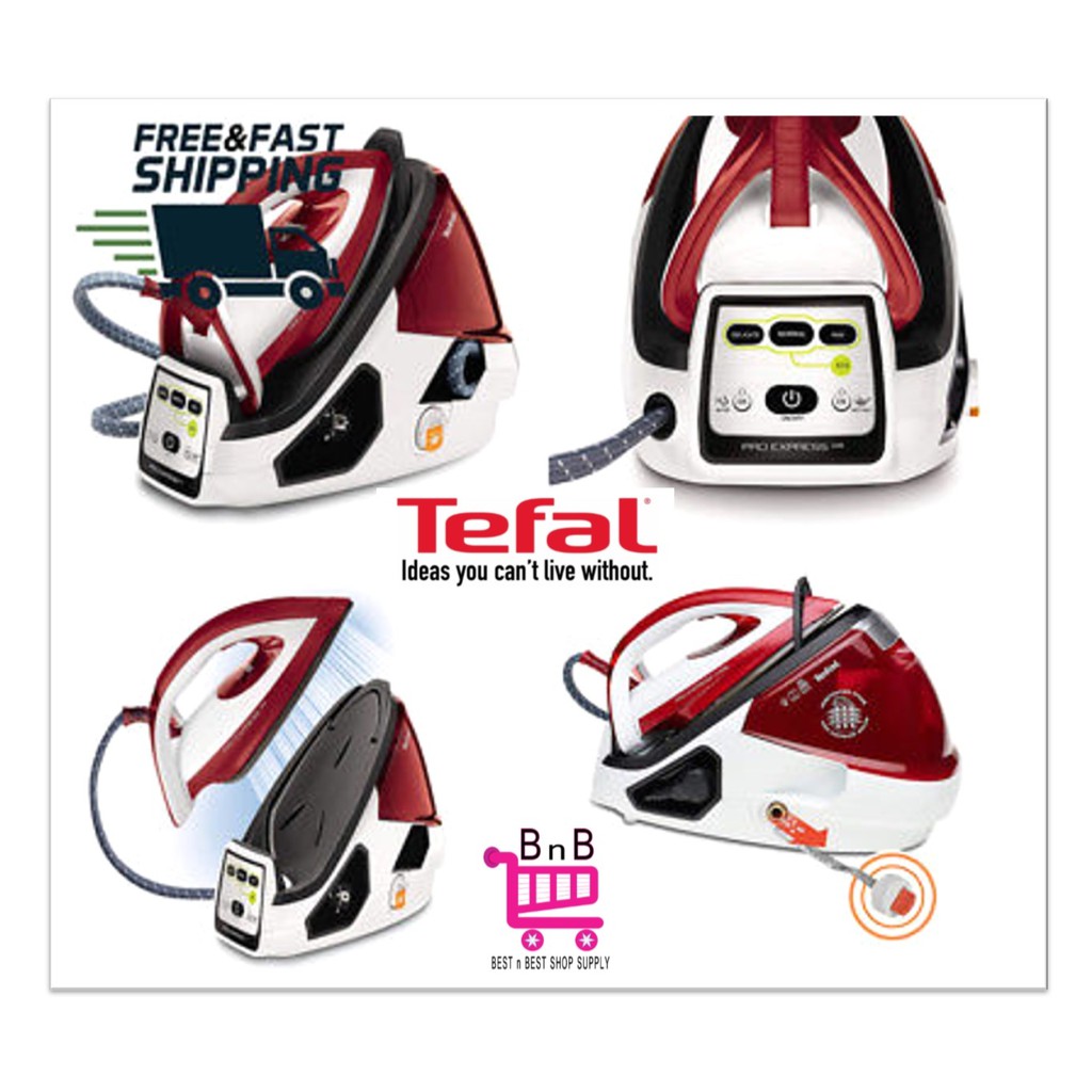 Tefal GV9061 Pro Express Care High Pressure Steam Generator Iron, 2400 ...