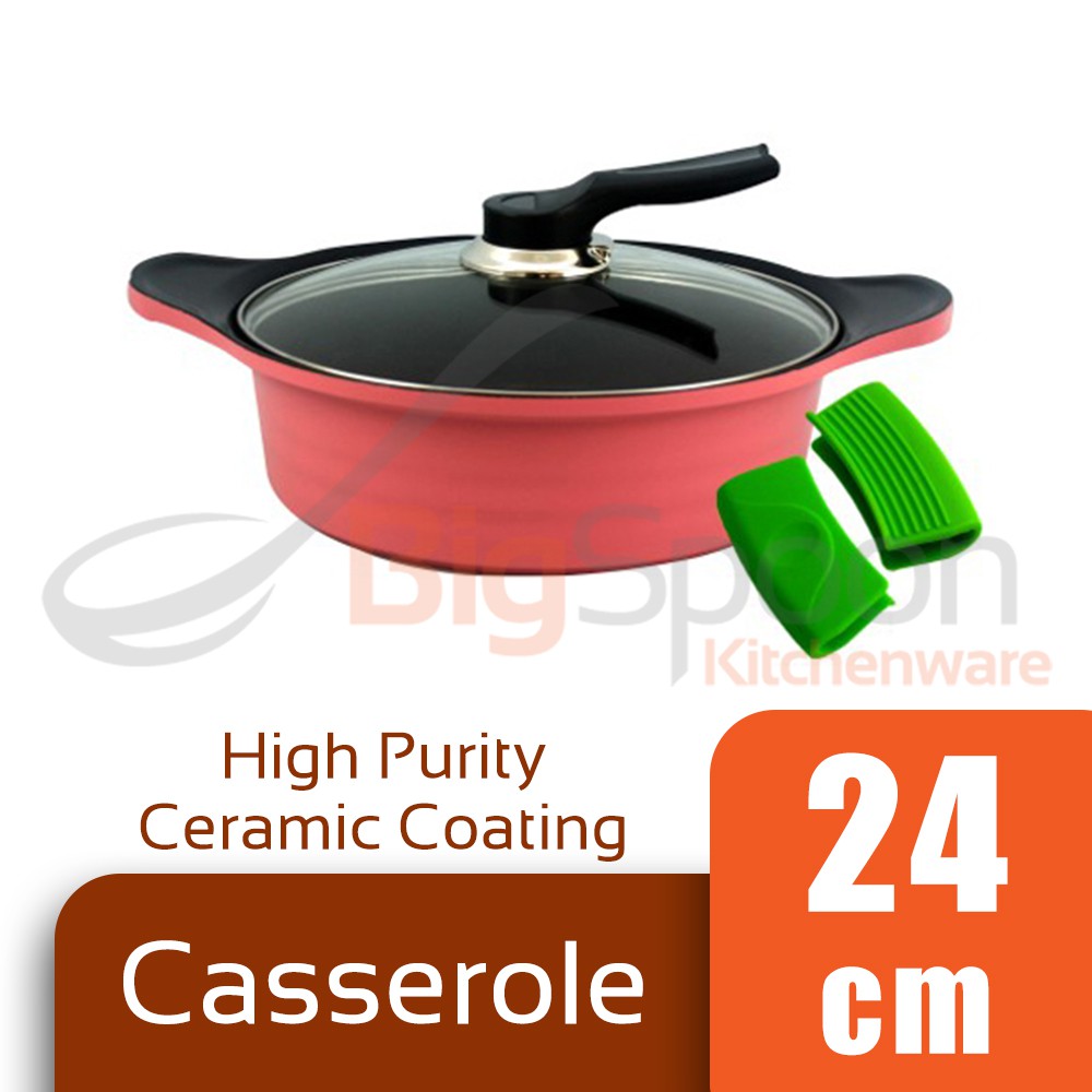 BAUER Casserole High Purity Ceramic Coating 24cm