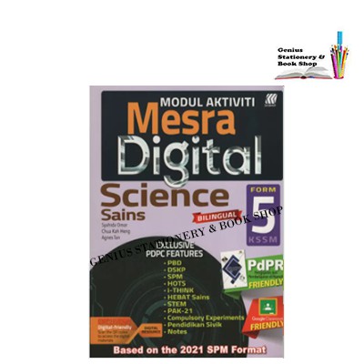 Buy Modul Mesra Digital Kssm Sains Bilingual Tingkatan 5 Seetracker Malaysia