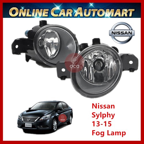 Nissan Sylphy B17 13-15 Fog Lamp/Fog Light OEM Fit 2Pcs (White glass)