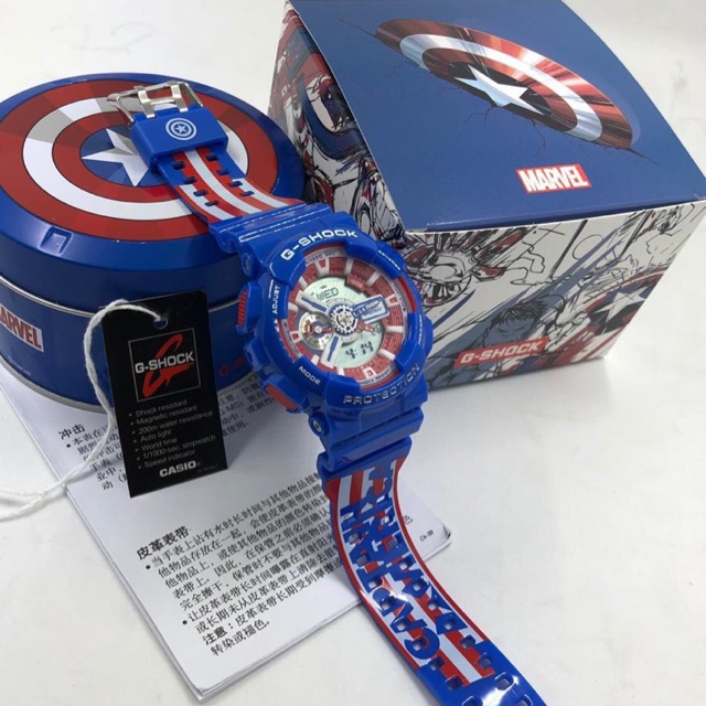 g shock captain america original