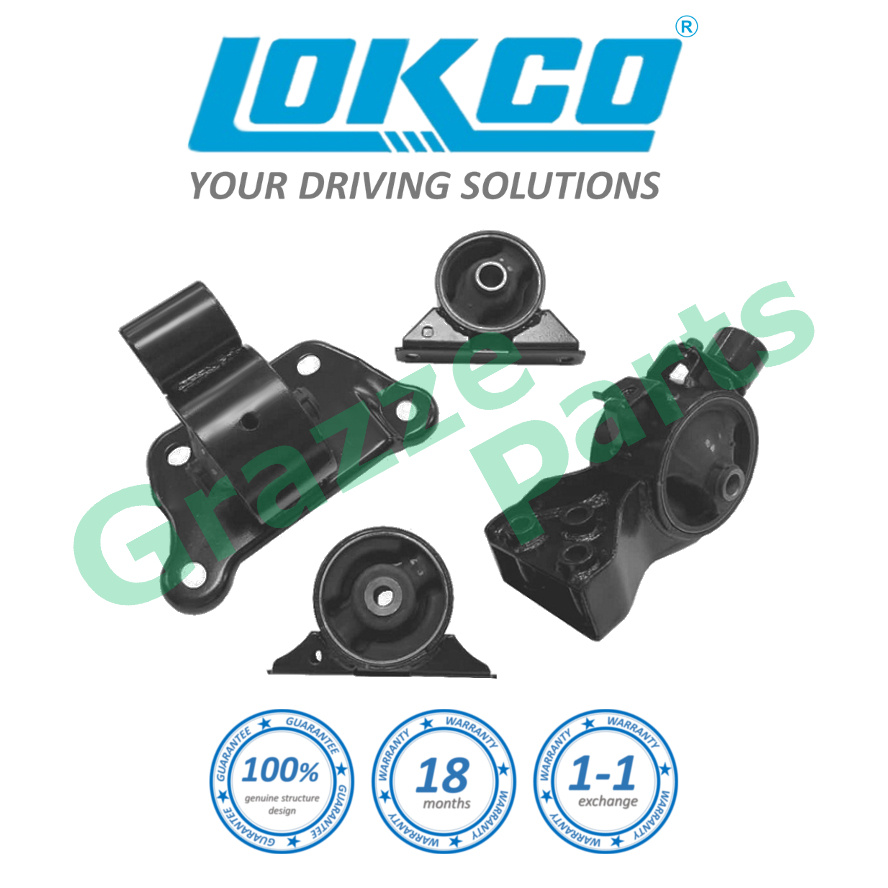 4pc) Lokco Engine Mounting Set for Proton Waja MMC 4G18 Gen 2 Gen2