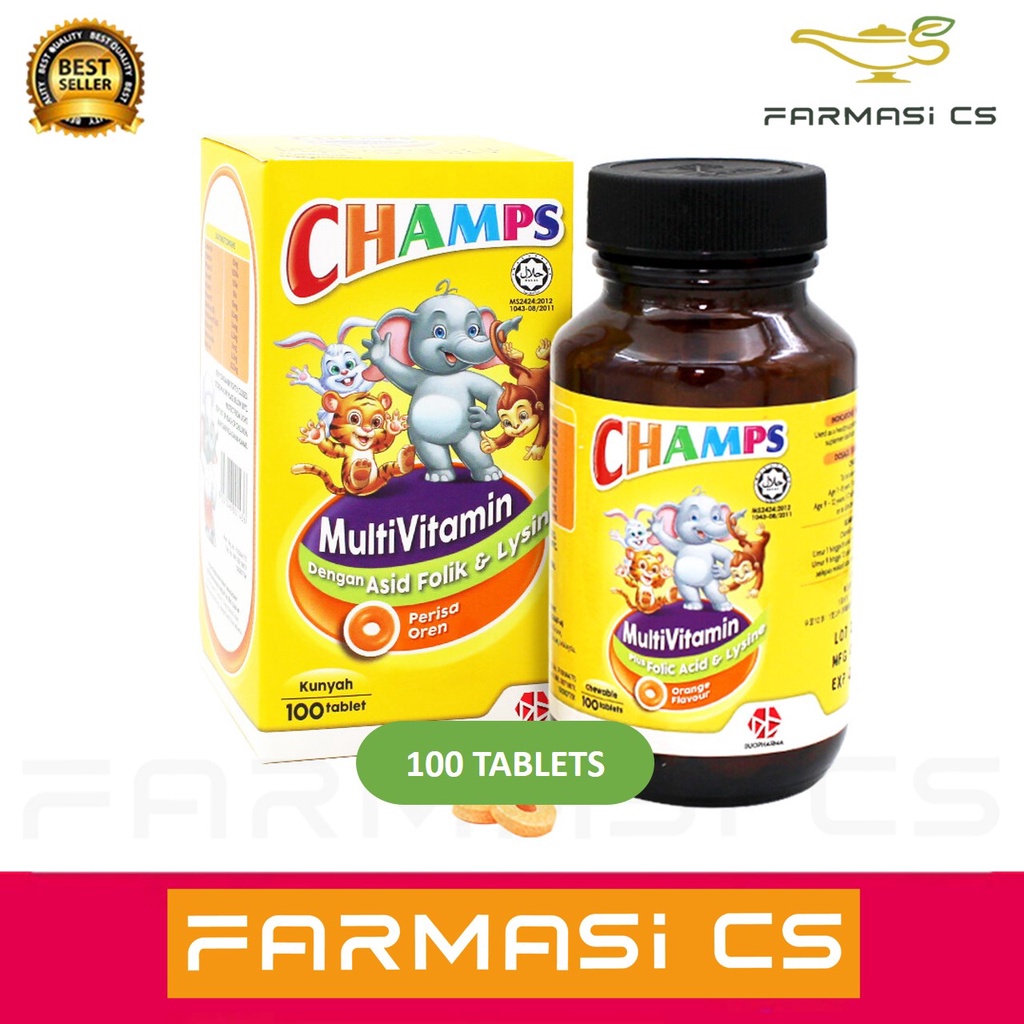 champs-multivitamin-plus-folic-acid-lysine-orange-flavour-100-tablets