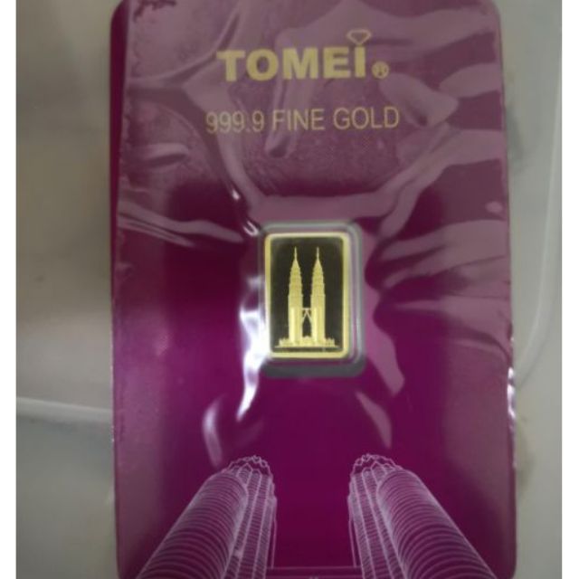 1g Gold Bar 999 Tomei Klcc Shopee Malaysia