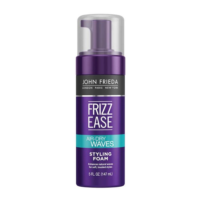 John Frieda Frizz Ease Dream Curls Air Dry Waves Styling Foam, 5 Ounce,  Curl Defining Frizz Control, for Curly and Wavy Hair 147ml | Shopee Malaysia
