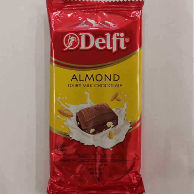 MEGA OFFER!!! DELFI ALMOND DAIRY MILK CHOCOLATE 155G Shopee Malaysia