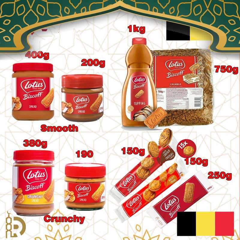 LOTUS BISCOFF [Halal] / Crumbles / Smooth Spread 400g 200g / LOTUS