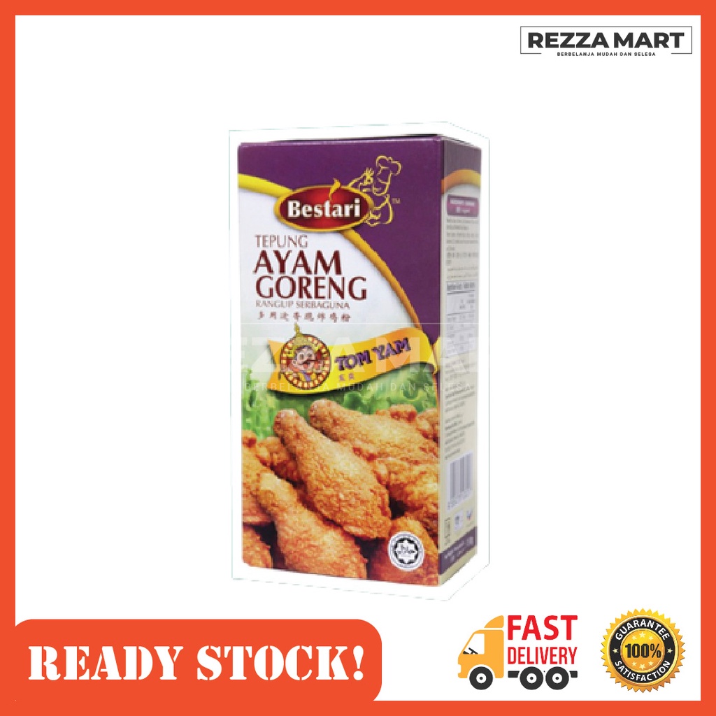 BESTARI FRIED CHICKEN COATING TOMYAM / TEPUNG AYAM GORENG TOMYAM 150G ...