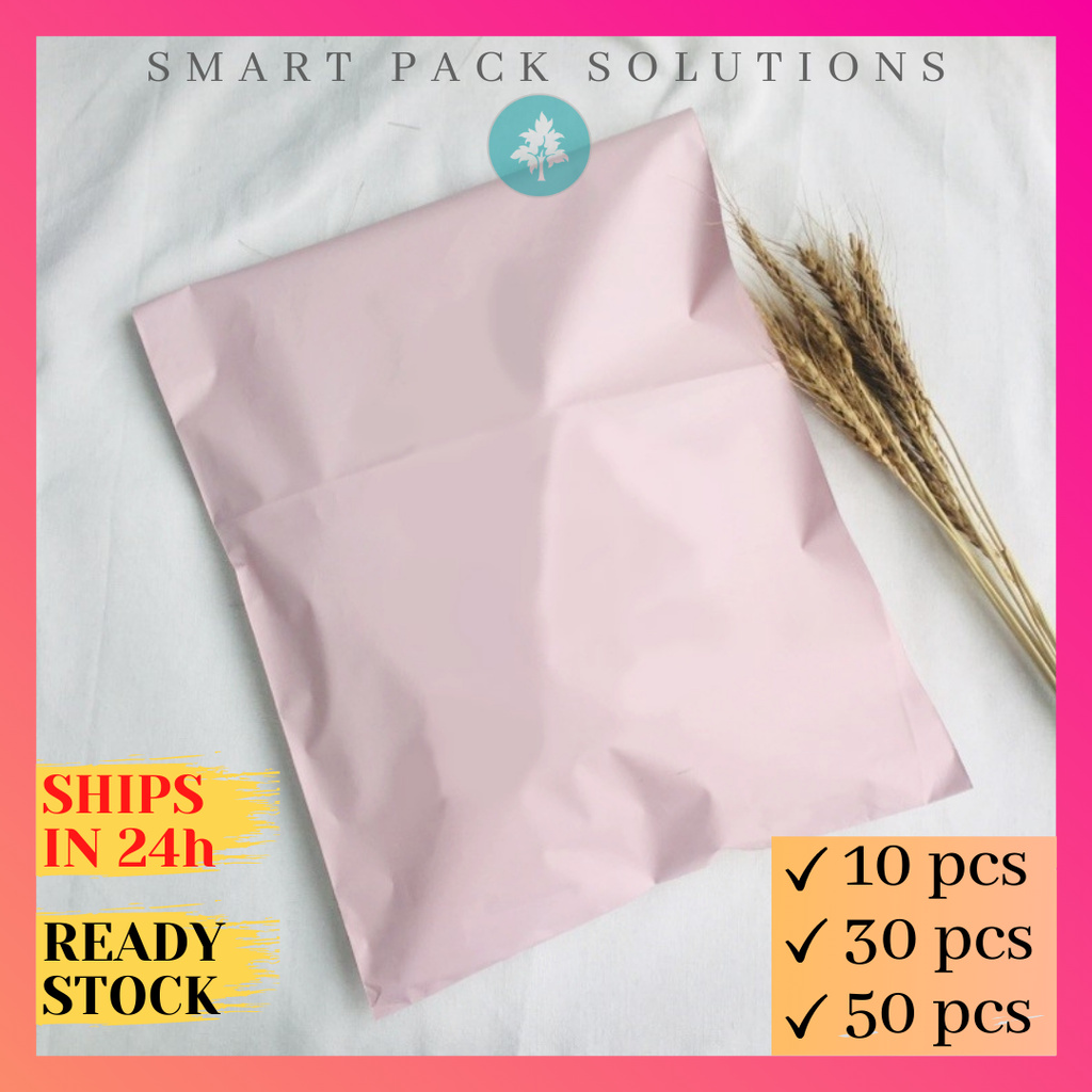 PINK Pastel Parcel Bag Courier Bag Packaging Bag Plastik Pos Flyer
