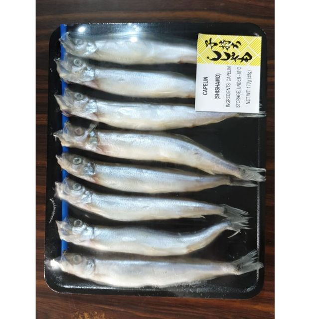 Shishamo Fish Shisamo 8pcs Capelin Fish 多春魚 柳葉魚 170gm Shopee Malaysia