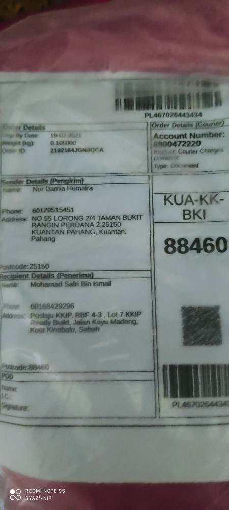 Pos Laju Kk Contact