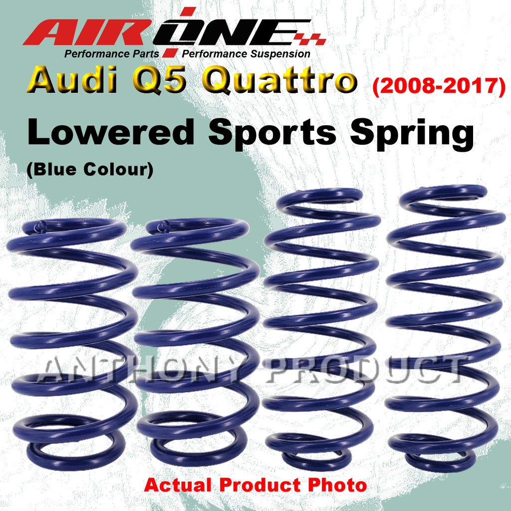 AIRONE Audi Q5 8R Quattro 2008 2017 Lowered Sport Coil Spring (Blue