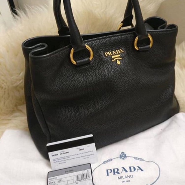 prada leather sling bag