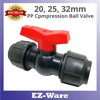 NEW HDPE Stopcock Stop Tap Compression Fitting Water Pipe40mm 50mm 63mm 