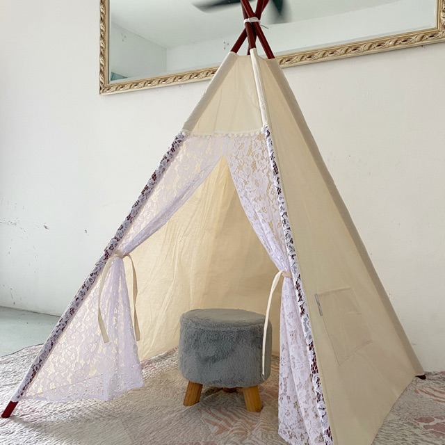 Lacey Teepee Tent Khemah Budak Malaysia | Shopee Malaysia