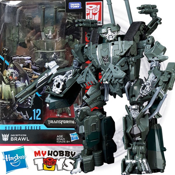 Transformers Studio Series 12 Decepticon BRAWL Voyager Class Robot Tank Figures 