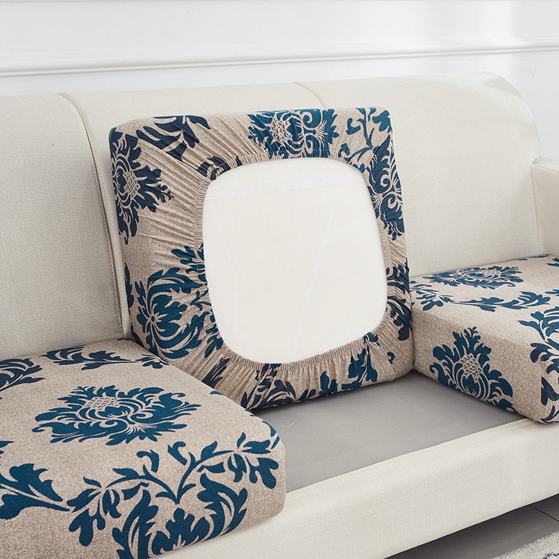 [Ready Stock] Stretch Printed Fabric Sofa Cushion Sofa Slipcover Sofa