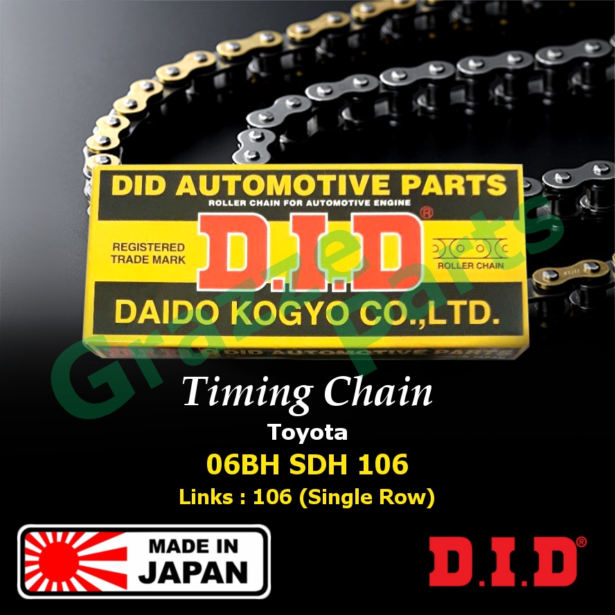 ? Made In Japan ? D.I.D DID Timing Chain 06BHSDH106 / 13506-75020 for Toyota Land Cruiser Prado 2.7 