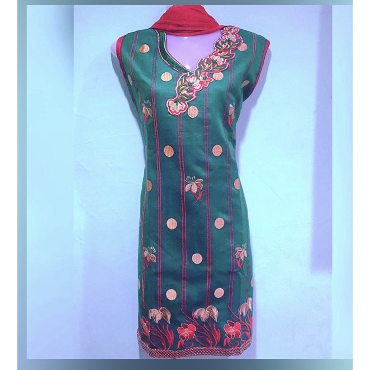 how to wear shawl with punjabi suit