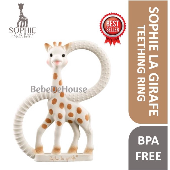 Sophie La Giraffe Teething Ring | Shopee Malaysia
