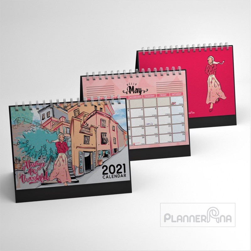 Calendar 2021 Design Meletop Freegifts Table Calendar Shopee Malaysia