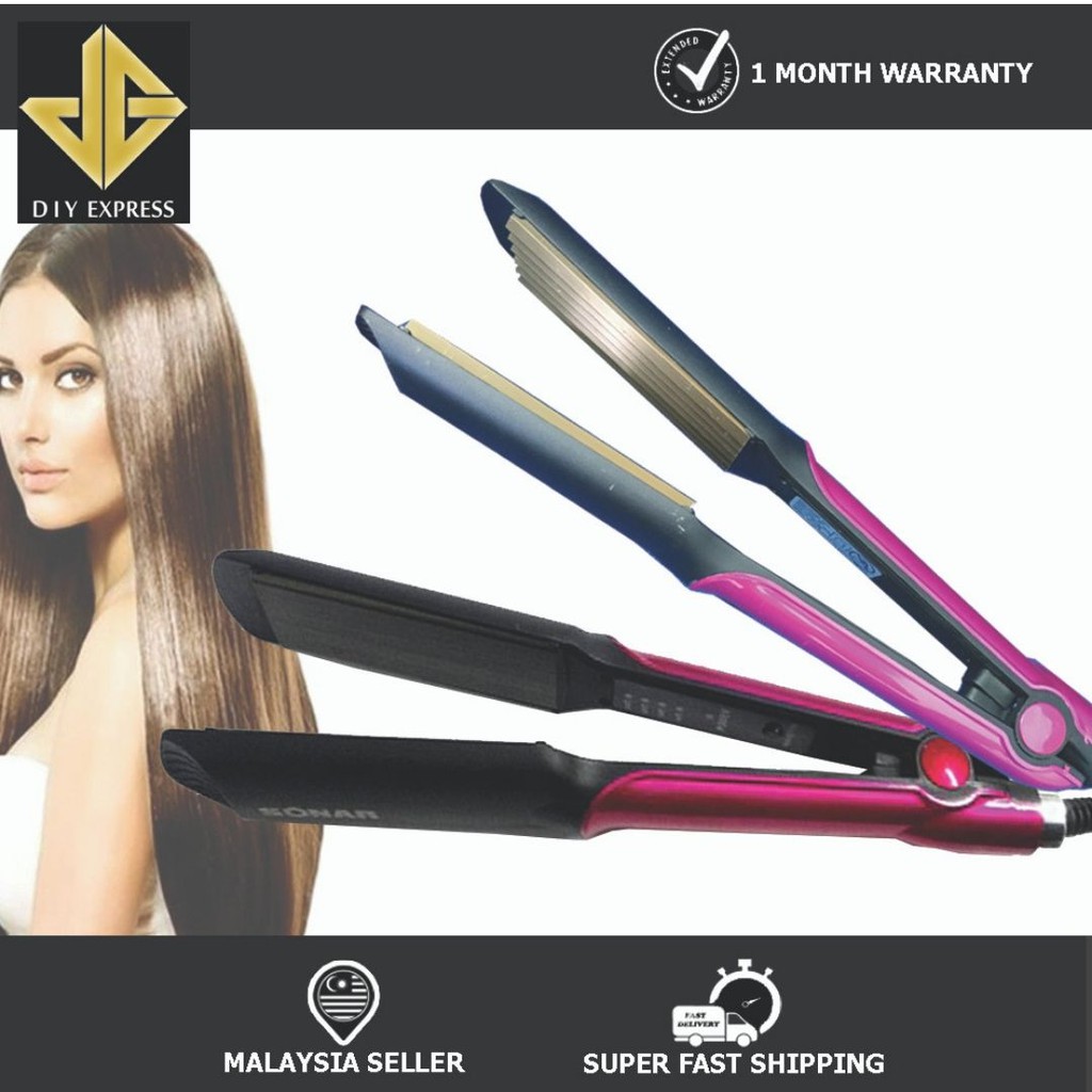 Sonar Fast Heating Hair Straightener With Temperature Control