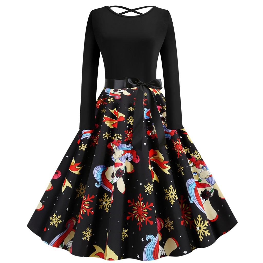 black xmas dresses