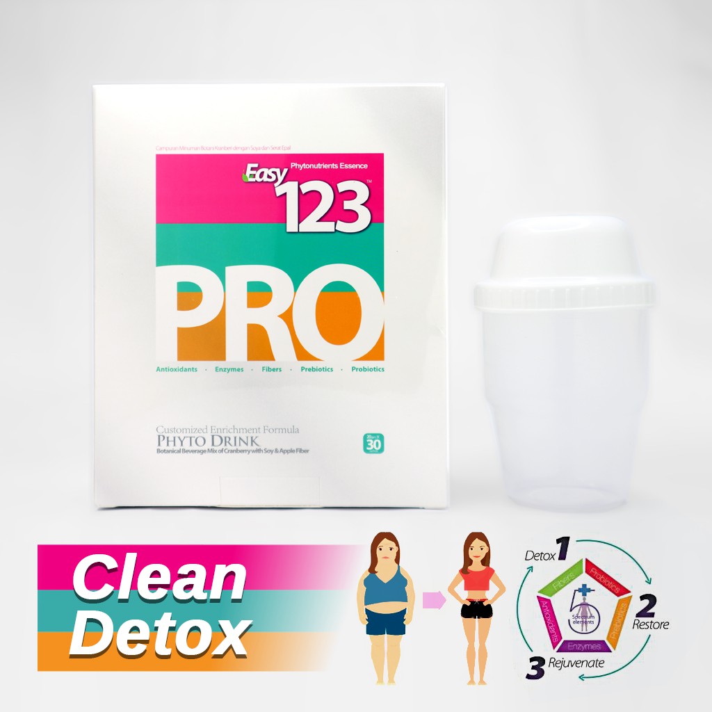 Easy 123 Pro Detox Drink (20g x 30 sachets) Bowel Health Weight Loss  Dietary Immune System Skin Health | Shopee Malaysia