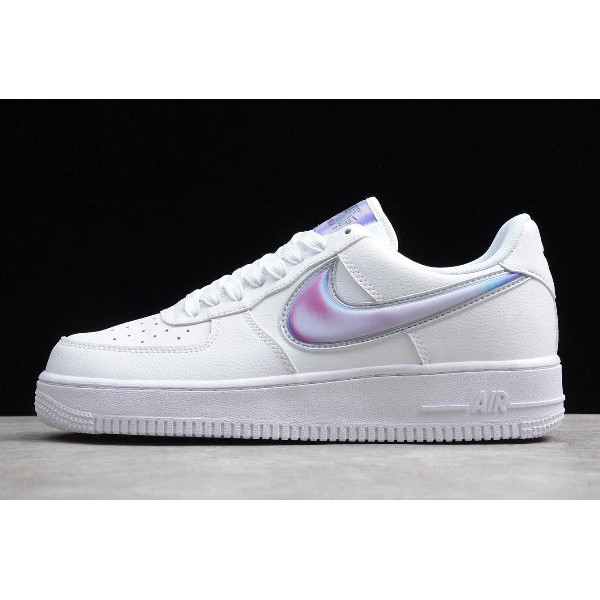 air force 1 low oversized swoosh white racer blue