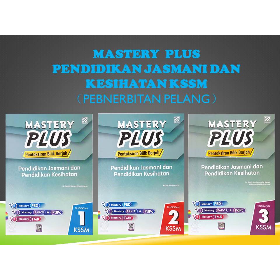 Buku Rujukan Buku Aktiviti Mastery Plus Pendidikan Jasmani Dan Pendidikan Kesihatan Tingkatan 1 2 3 Kssm Pjk Pjpk Shopee Malaysia