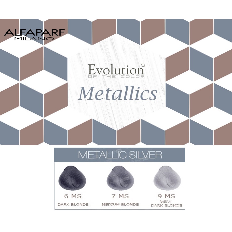 ALFAPARF EVOLUTION COLOR - METALLIC SILVER 60ml | Shopee Malaysia