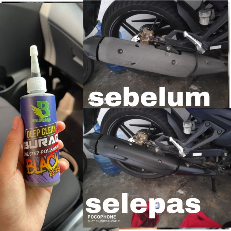 Buy Buraq Black Beast Silicone Wax For Plastic Rs150 Lc135 Y15zr Y15zr V2 125zr Rxz Ex5 Sym Wave Vario Nvx Avantiz Seetracker Malaysia